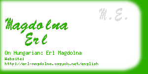 magdolna erl business card